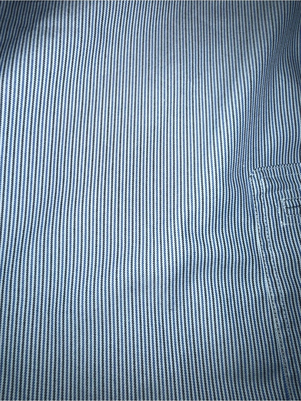 Tahari Blue White Pinstripe Utility Pocket Skort Skirt Size 6 Preppy Coastal - Picture 4 of 8